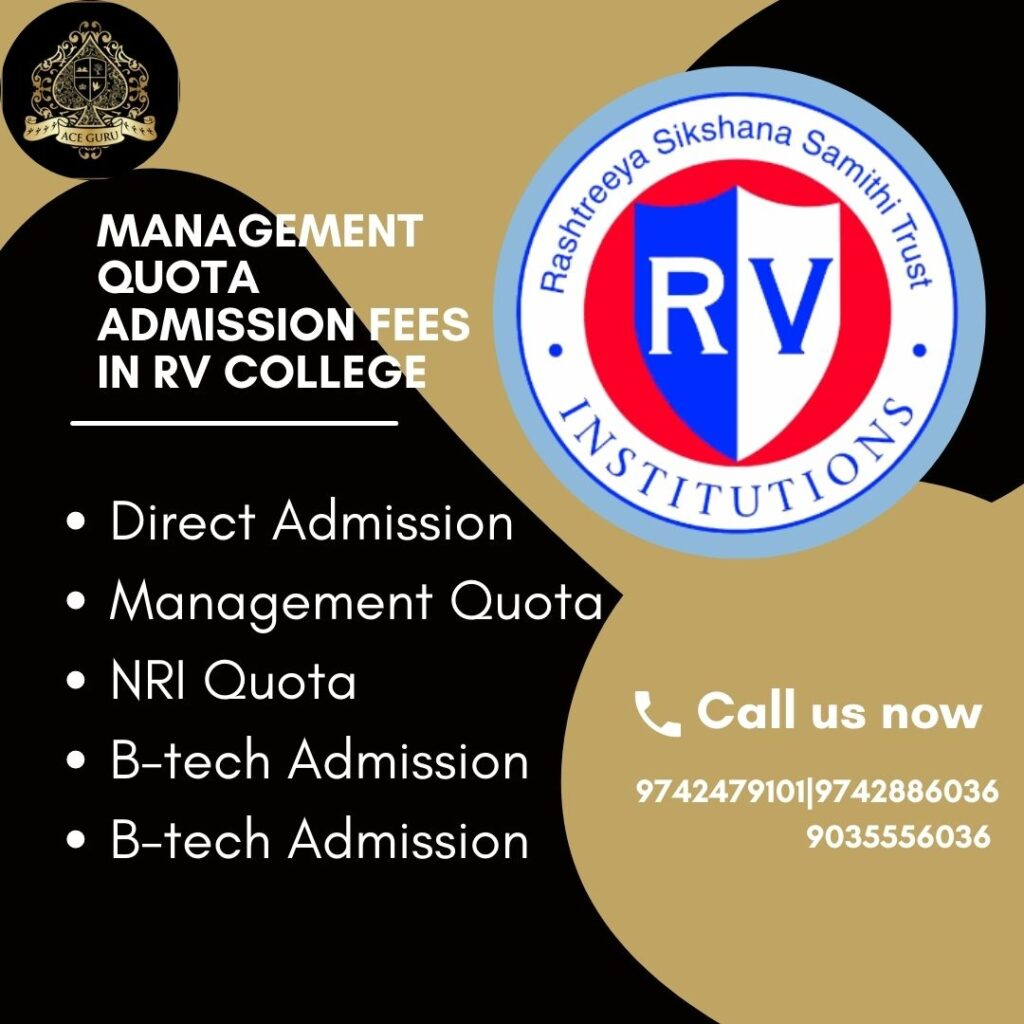 NRI QUOTA Fee Management Quota Admission in RV College